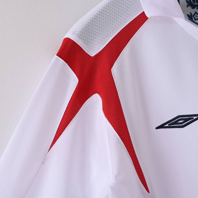 2006 England Retro Jersey Long Sleeve Replica World Cup