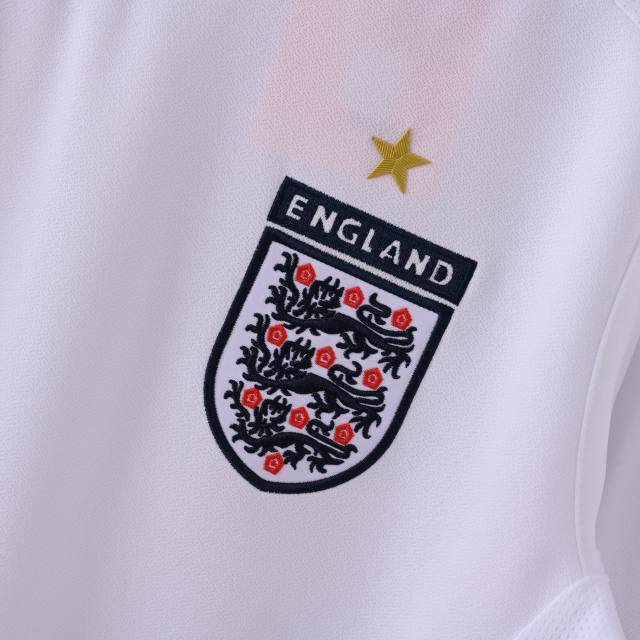 2006 England Retro Jersey Long Sleeve Replica World Cup