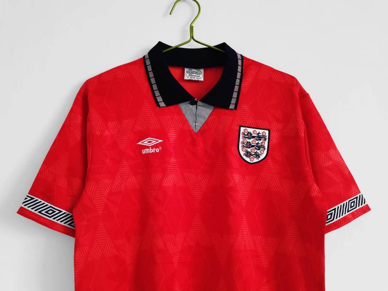 1990 World Cup England Retro Jersey Away Replica