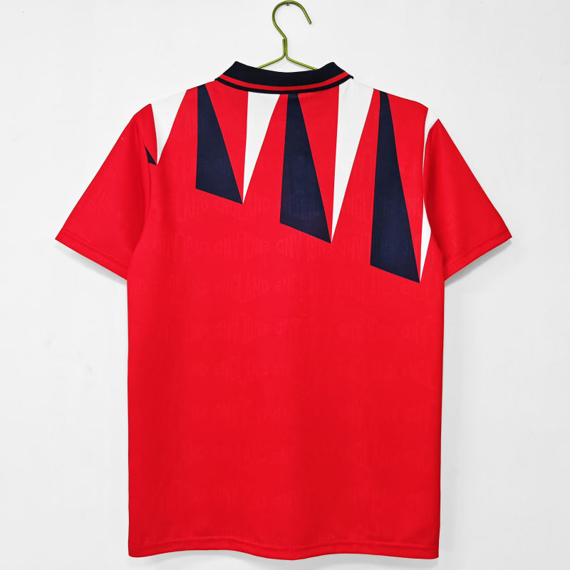 1992 England Retro Jersey Away Replica 