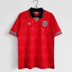 1990 World Cup England Retro Jersey Away Replica