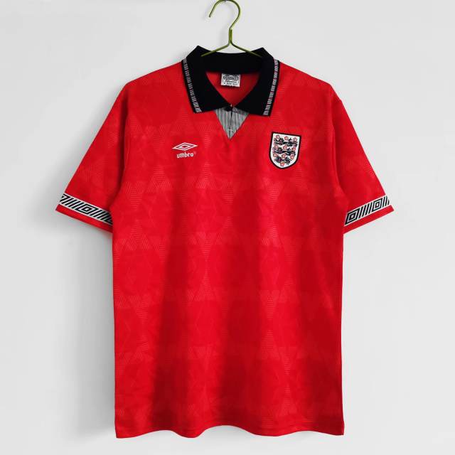 1990 World Cup England Retro Jersey Away Replica
