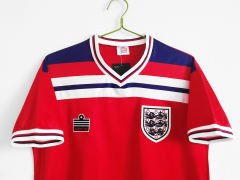 1982 England Retro Soccer Jersey Away Replica