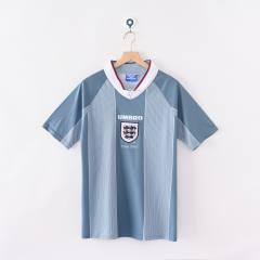 1996 Euro Cup England Retro Soccer Jersey Away Replica