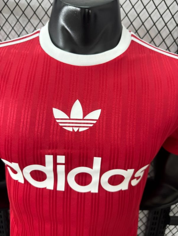 2025/26 Adidas Casual Player Version Red