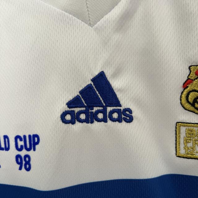 1998 World Cup France Away Kids Retro Jersey Final