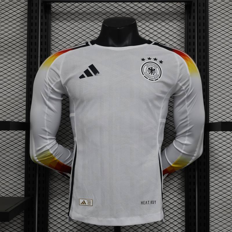 2024 EURO Germany Home Long Sleeve Jersey Player Version