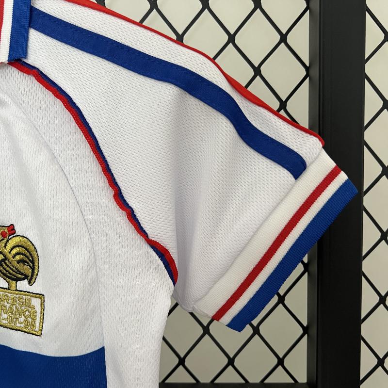 1998 World Cup France Away Kids Retro Jersey Final