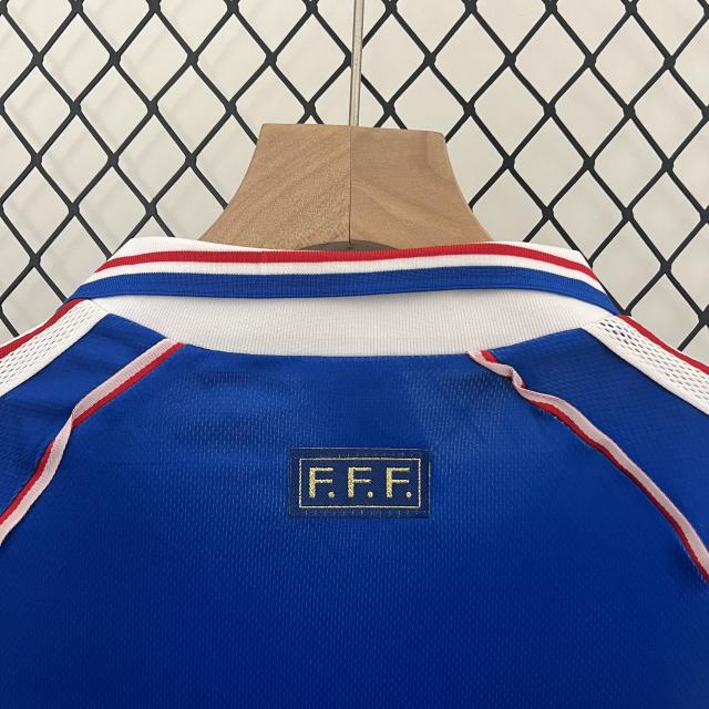 1998 World Cup France Home Kids Retro Jersey Final