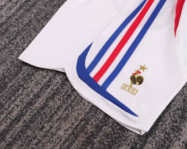 2006 World Cup France Away Kids Retro Jersey 