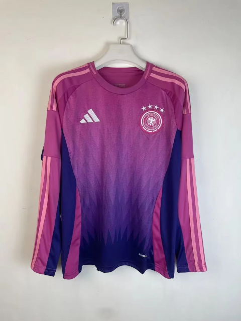 2024 Euro Germany Away Long Sleeve Jersey 
