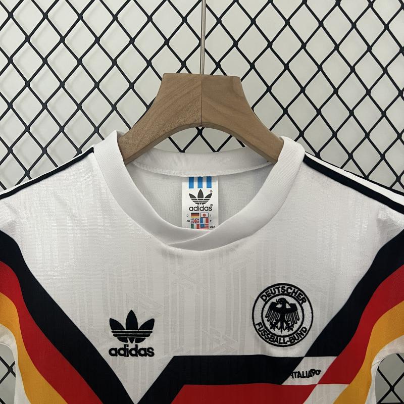 1990 World Cup Germany Home Retro Kids Jersey 