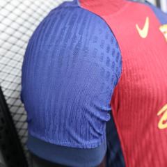 2025/26 Barcelona Home Barça x Spotify x Travis Scott Player Version Jersey 