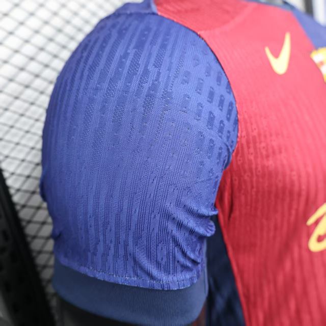 2025/26 Barcelona Home Barça x Spotify x Travis Scott Player Version Jersey 