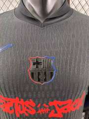 2025/26 Barcelona Away Barça x Spotify x Travis Scott Player Version Jersey 