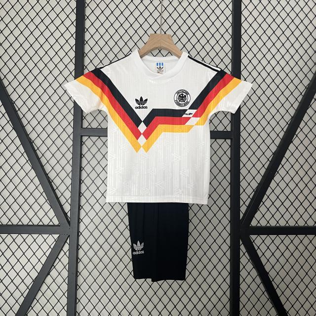 1990 World Cup Germany Home Retro Kids Jersey 