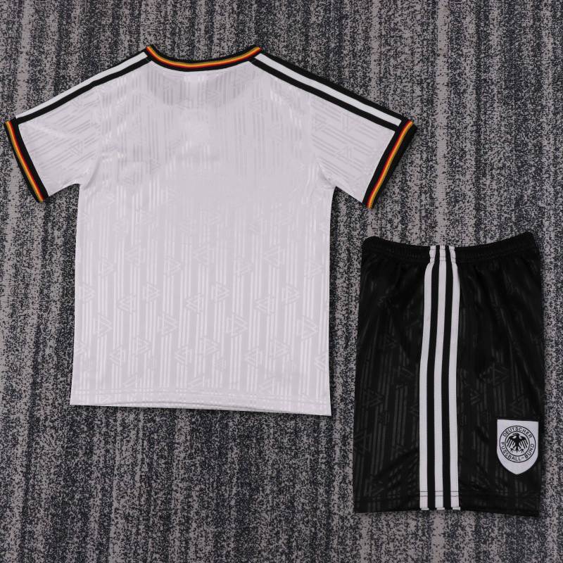 1996 Euro Cup Germany Home Retro Kids Jersey 