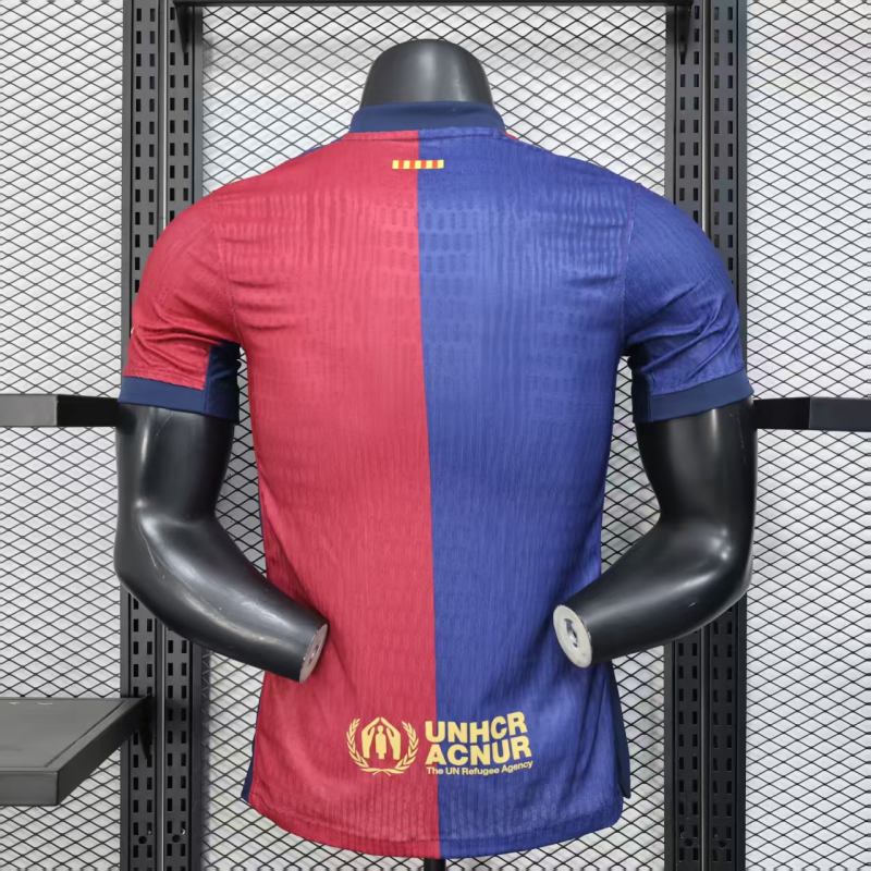 2025/26 Barcelona Home Barça x Spotify x Travis Scott Player Version Jersey 