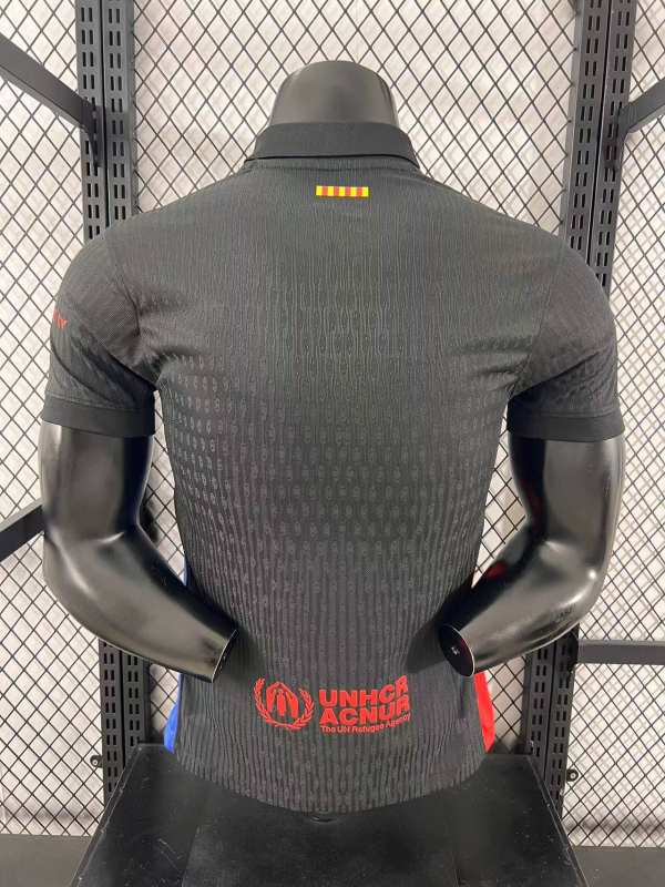 2025/26 Barcelona Away Barça x Spotify x Travis Scott Player Version Jersey 