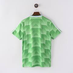 1998 Germany Away Green Retro Jersey  