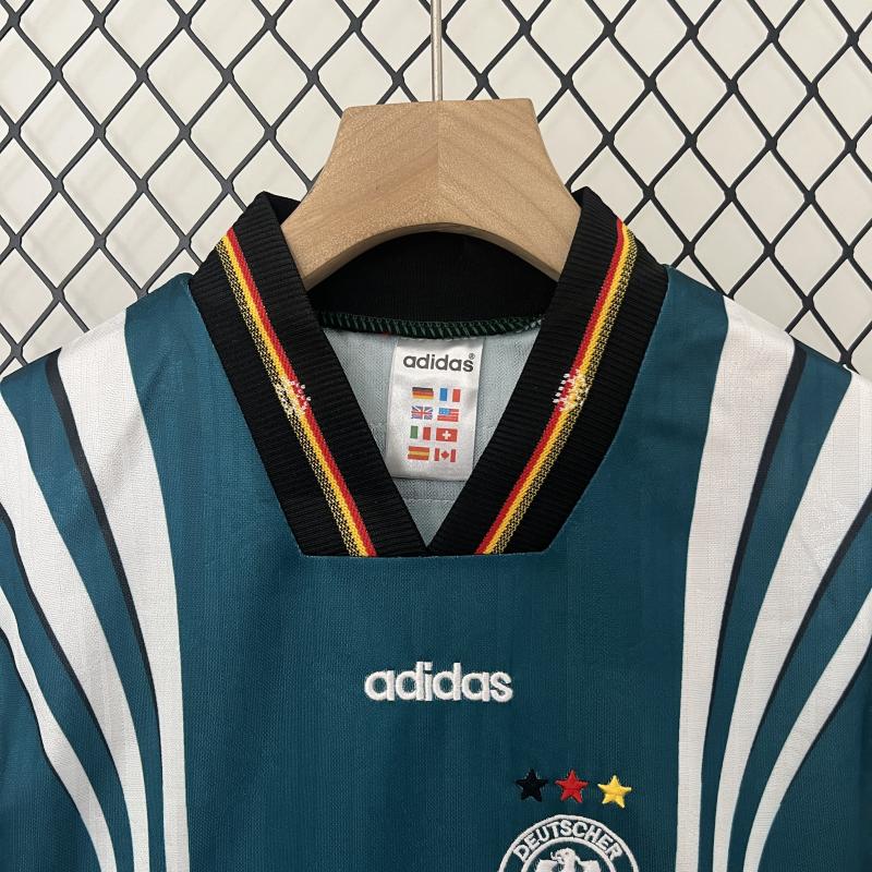 1996 Euro Cup Germany Away Retro Kids Jersey