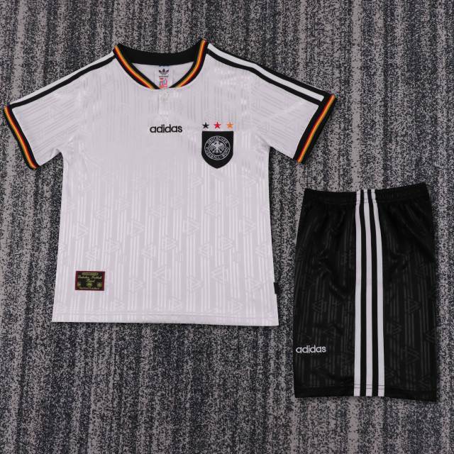 1996 Euro Cup Germany Home Retro Kids Jersey 