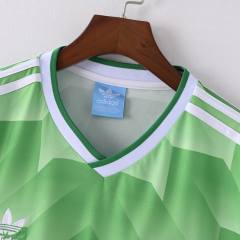 1998 Germany Away Green Retro Jersey  
