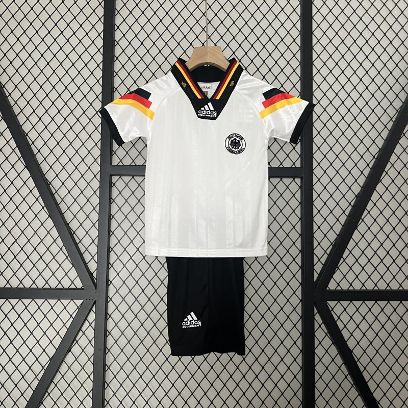1992 Germany Retro Kids Jersey Home