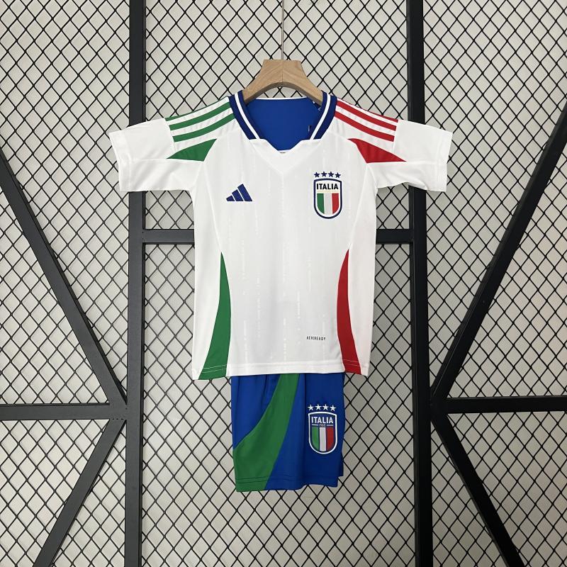 2024 EURO Kids Italy Away Kit