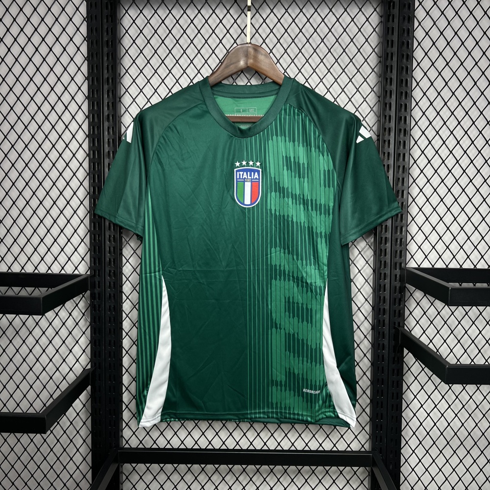 2024 EURO Italy Pre-Match Jersey Green