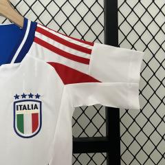 2024 EURO Kids Italy Away Kit