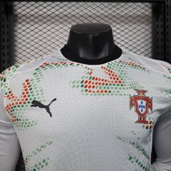 2025 Portugal Away Jersey Long Sleeve Player Version 