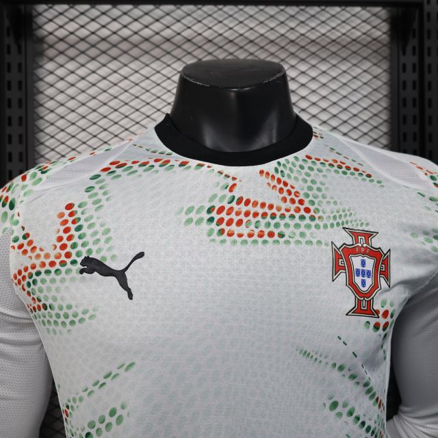 2025 Portugal Away Jersey Long Sleeve Player Version 