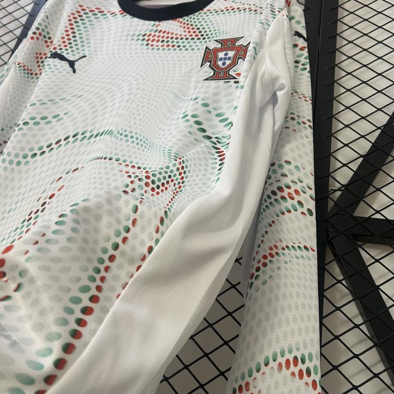 2025 Portugal Away Long Sleeve Jersey 