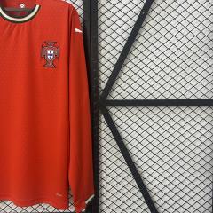 2025 Portugal Home Long Sleeve Jersey 