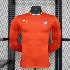 2025 Portugal Home Jersey Long Sleeve Player Version 