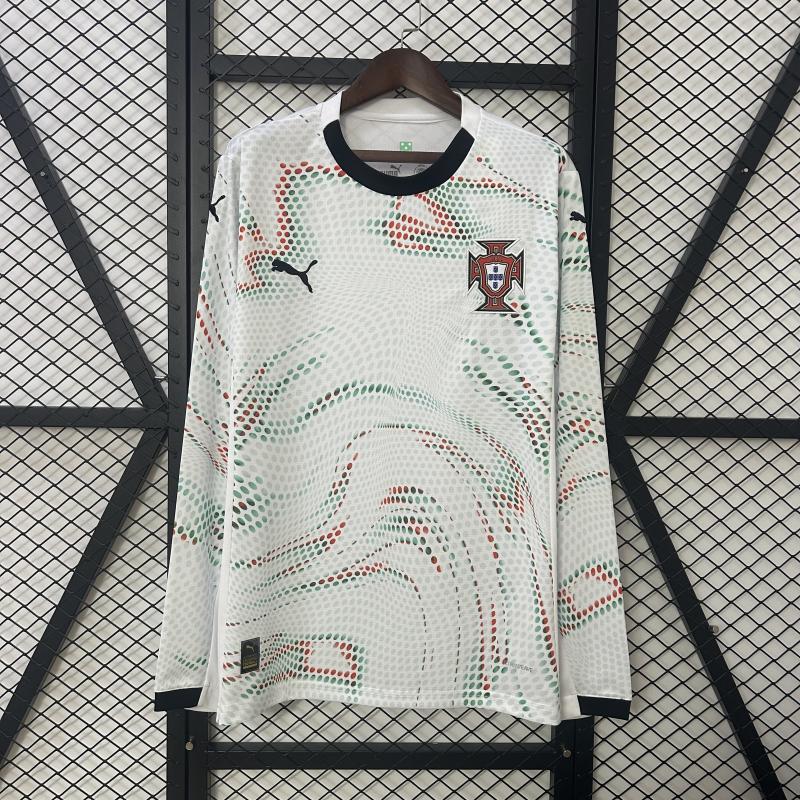 2025 Portugal Away Long Sleeve Jersey 