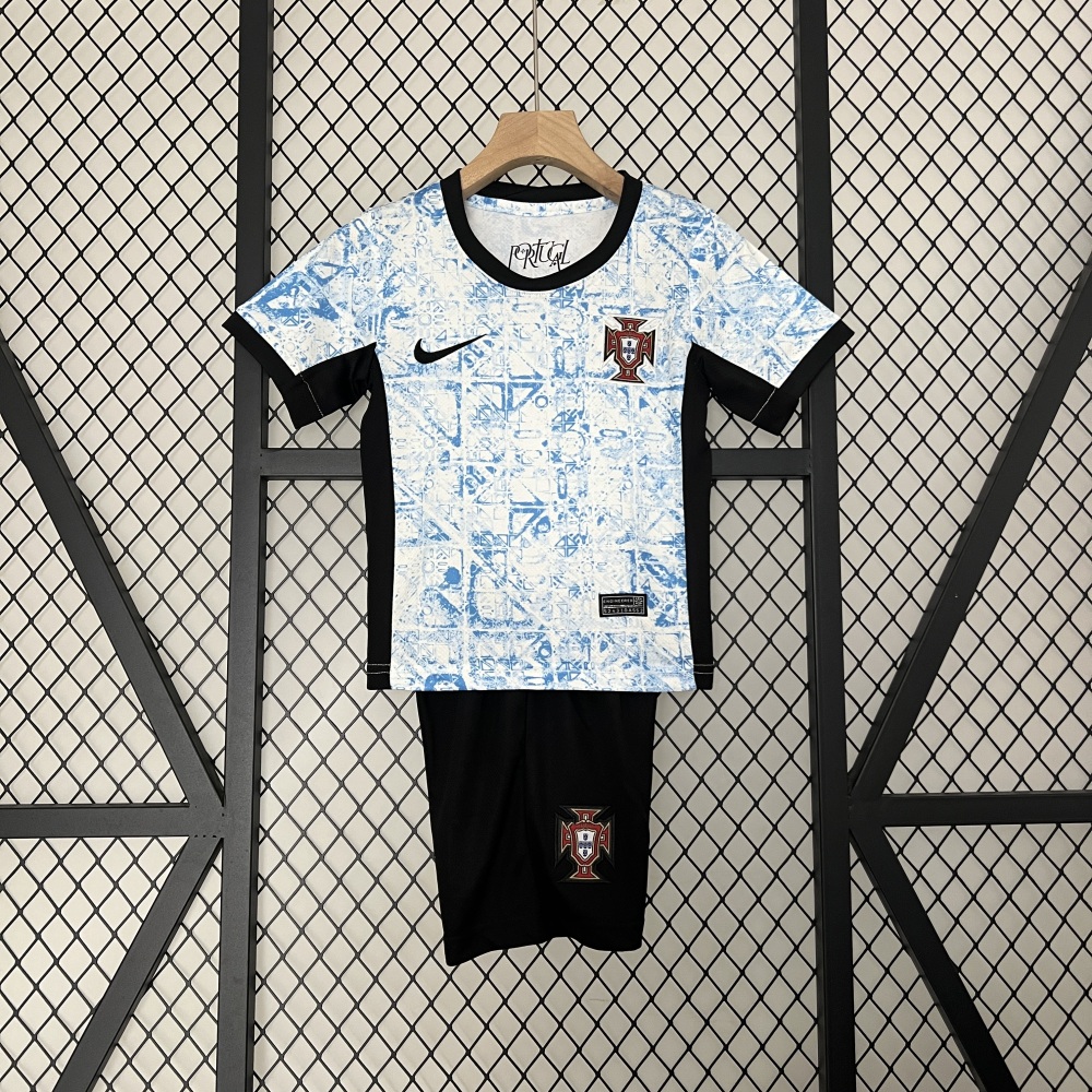 2024 Euro Kids Portugal Away Kit