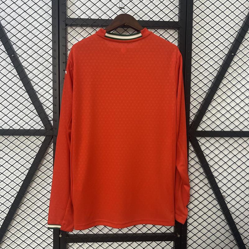 2025 Portugal Home Long Sleeve Jersey 