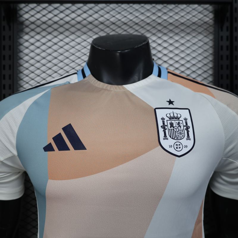 2025 Spain Away Jersey Player Version (Women's Soccer Team)