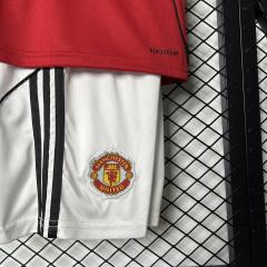 2025/26 Manchester United Home Kids Jersey 