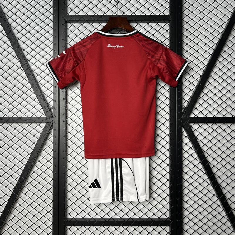 2025/26 Manchester United Home Kids Jersey 
