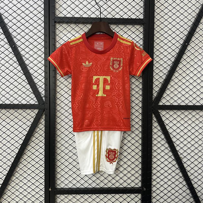 2025/26 Bayern Munich 125th Anniversary Kids Jersey 