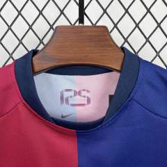 2025/26 Barcelona Home Barça x Spotify x Travis Scott Kids Jersey 