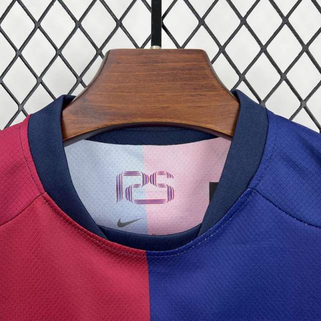 2025/26 Barcelona Home Barça x Spotify x Travis Scott Kids Jersey 