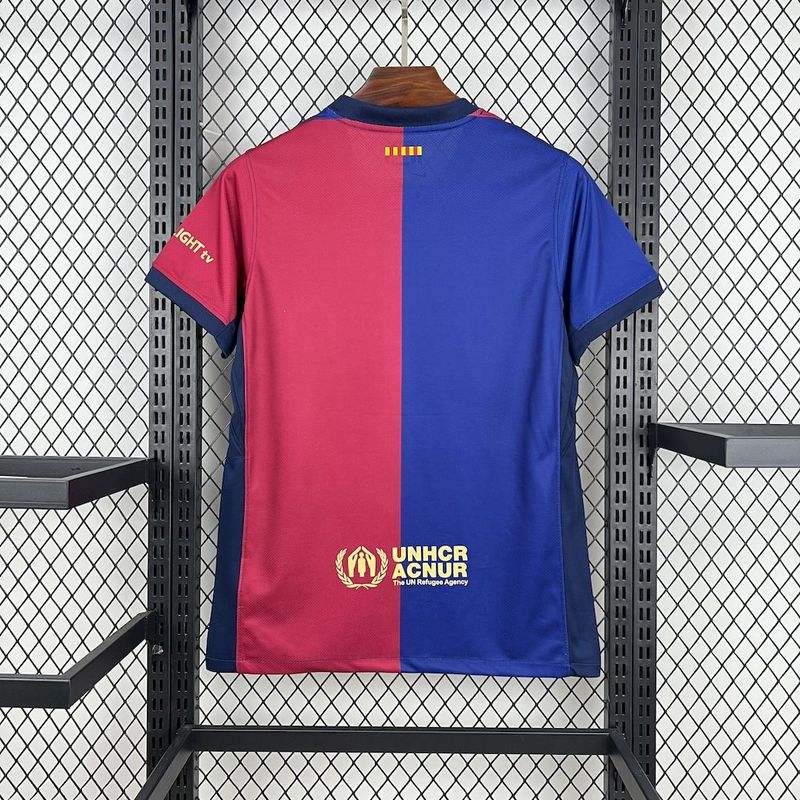 2025/26 Barcelona Home Barça x Spotify x Travis Scott Fan Version Jersey 
