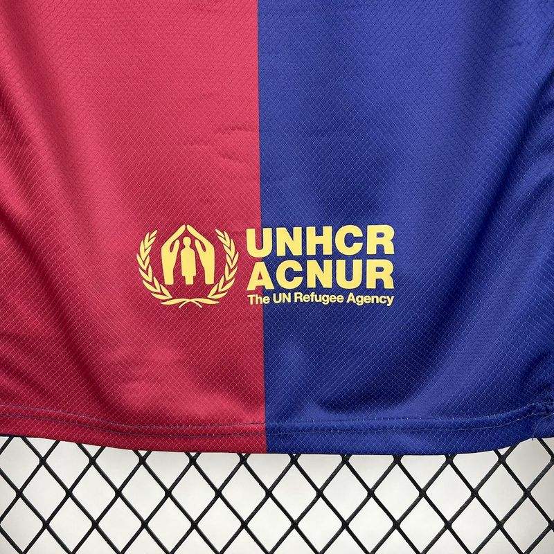 2025/26 Barcelona Home Barça x Spotify x Travis Scott Kids Jersey 