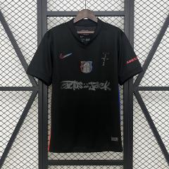 2025/26 Barcelona Away Barça x Spotify x Travis Scott Fan Version Jersey 