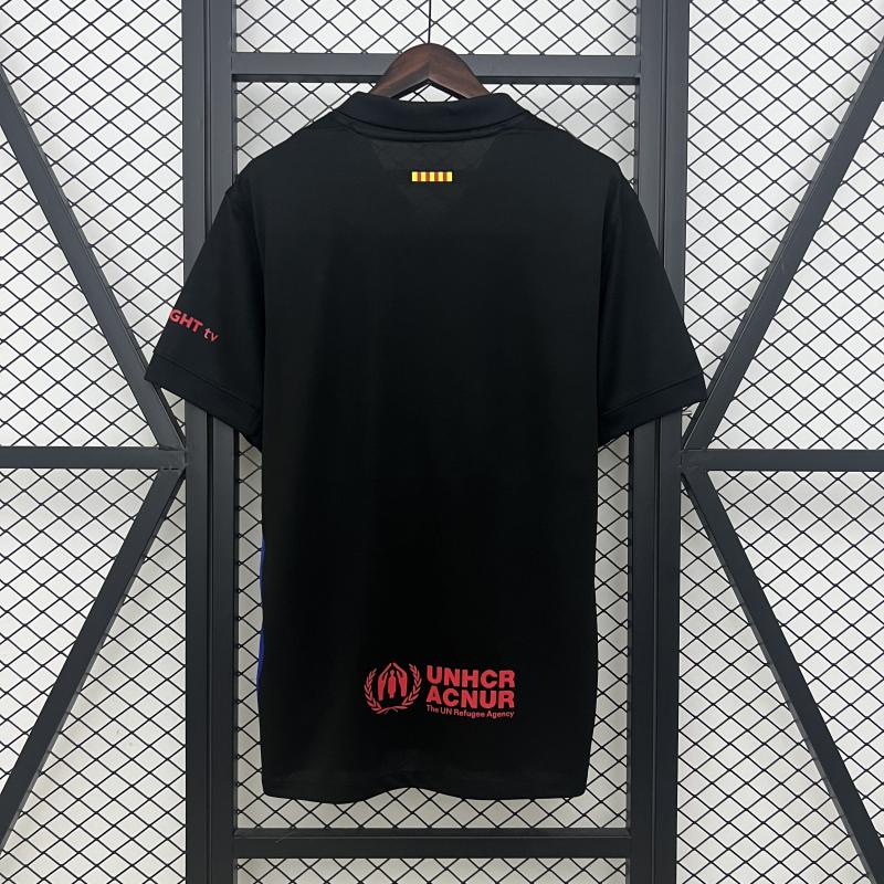 2025/26 Barcelona Away Barça x Spotify x Travis Scott Fan Version Jersey 