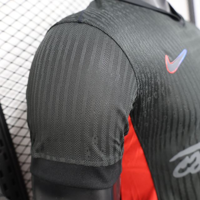 2025/26 Barcelona Away Barça x Spotify x Travis Scott Player Version Jersey 